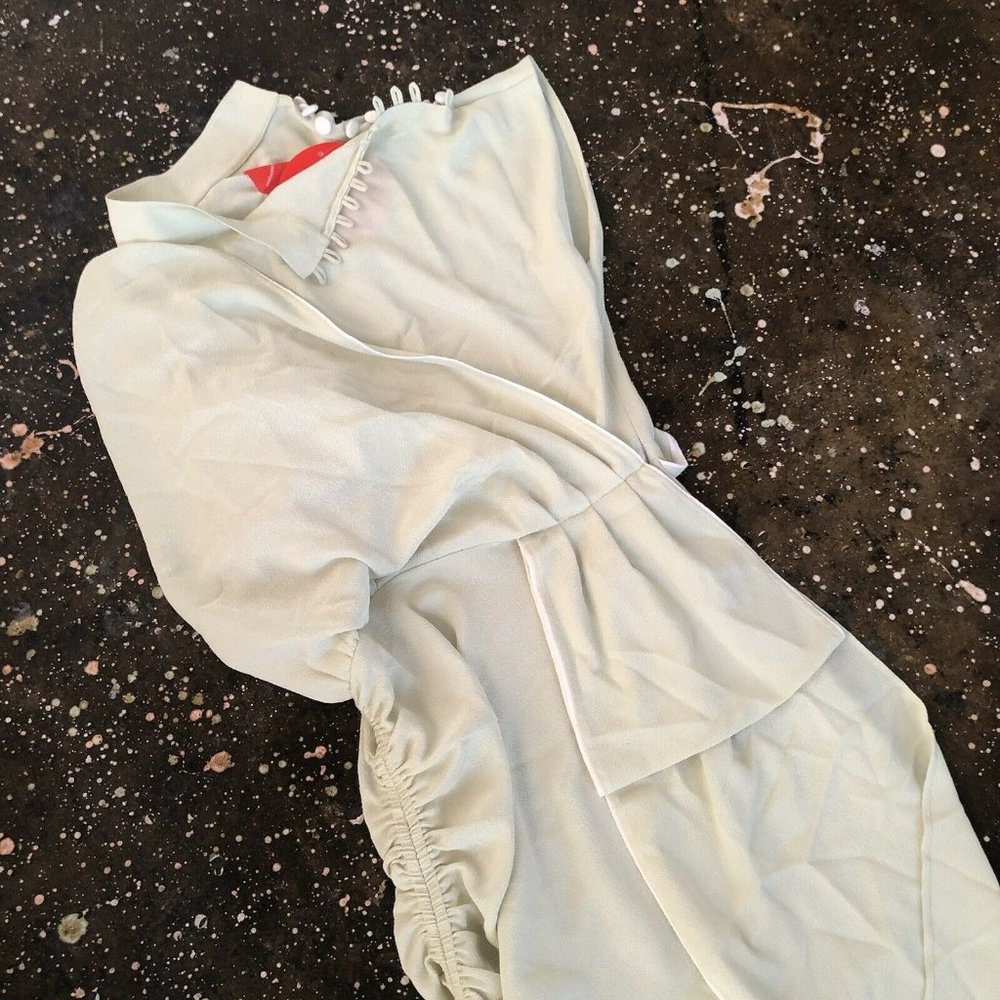MARIANNA SENCHINA Toga Dress Pistachio Green Party - Picture 10 of 10